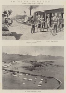 O avanço em direção a Dongola de Charles Auguste Loye