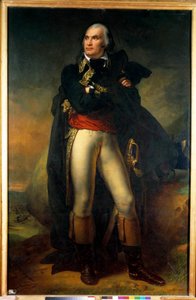 Retrato no pé de Charles Pichegru (1761-1804), General em Chefe das Armas do Norte, Sambre e Meuse, Reno e Mosela Pintura de Charles de Steuben (1788-1856) 1819 Sol. 2,1x1,3 m. Paris, Musee de l