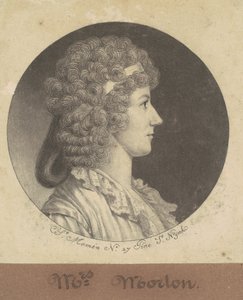 Cornélia Schuyler Morton de Charles B. J. Févret de Saint Mémin