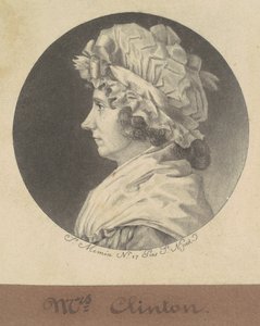 Cornélia Tappen Clinton de Charles B. J. Févret de Saint Mémin