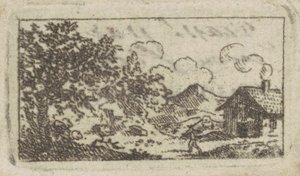 Paisagem com casa de Charles B. J. Févret de Saint Mémin