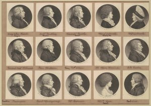 Coleção de Retratos de Saint-Mémin, Grupo 10 de Charles B. J. Févret de Saint Mémin