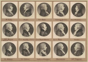 Coleção de Retratos de Saint-Mémin, Grupo 18 de Charles B. J. Févret de Saint Mémin
