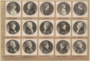 Coleção de Retratos de Saint-Mémin, Grupo 19 de Charles B. J. Févret de Saint Mémin