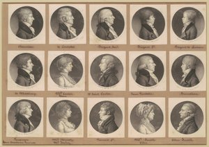 Coleção de Retratos de Saint-Mémin, Grupo 20 de Charles B. J. Févret de Saint Mémin
