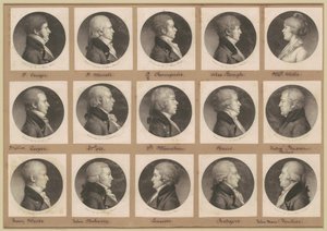 Coleção de Retratos de Saint-Mémin, Grupo 21 de Charles B. J. Févret de Saint Mémin
