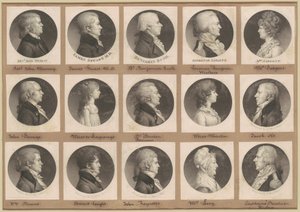 Coleção de Retratos de Saint-Mémin, Grupo 24 de Charles B. J. Févret de Saint Mémin