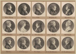 Coleção de Retratos Saint-Mémin, Grupo 25 de Charles B. J. Févret de Saint Mémin