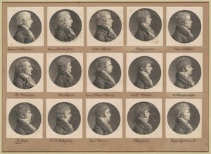 Coleção de Retratos de Saint-Mémin, Grupo 26 de Charles B. J. Févret de Saint Mémin