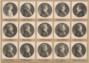 Coleção de Retratos de Saint-Mémin, Grupo 30 de Charles B. J. Févret de Saint Mémin