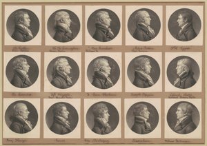 Coleção de Retratos de Saint-Mémin, Grupo 32 de Charles B. J. Févret de Saint Mémin