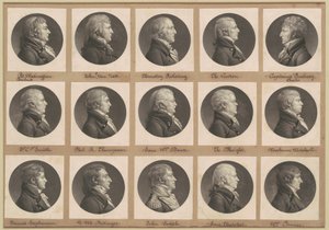 Coleção de Retratos de Saint-Mémin, Grupo 33 de Charles B. J. Févret de Saint Mémin