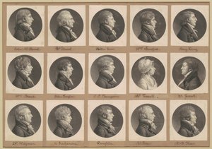 Coleção de Retratos de Saint-Mémin, Grupo 35 de Charles B. J. Févret de Saint Mémin