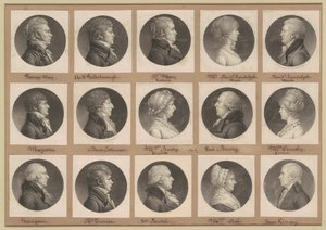 Coleção de Retratos de Saint-Mémin, Grupo 36 de Charles B. J. Févret de Saint Mémin