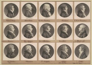 Coleção de Retratos Saint-Mémin, Grupo 37 de Charles B. J. Févret de Saint Mémin
