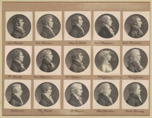 Coleção de Retratos Saint-Mémin, Grupo 38 de Charles B. J. Févret de Saint Mémin