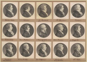 Coleção de Retratos de Saint-Mémin, Grupo 39 de Charles B. J. Févret de Saint Mémin