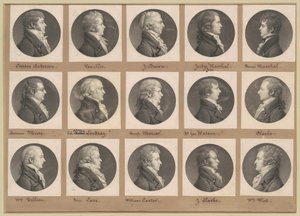 Coleção de Retratos de Saint-Mémin, Grupo 40 de Charles B. J. Févret de Saint Mémin