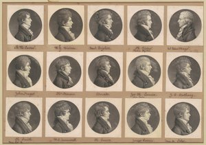 Coleção de Retratos de Saint-Mémin, Grupo 41 de Charles B. J. Févret de Saint Mémin
