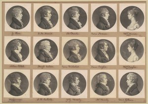 Coleção de Retratos Saint-Mémin, Grupo 42 de Charles B. J. Févret de Saint Mémin