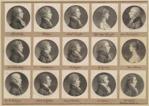 Coleção de Retratos de Saint-Mémin, Grupo 49 de Charles B. J. Févret de Saint Mémin