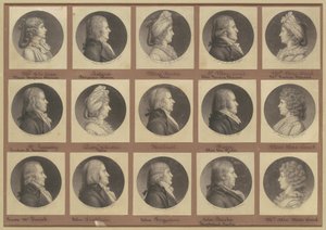 Coleção de Retratos de Saint-Mémin, Grupo 4 de Charles B. J. Févret de Saint Mémin