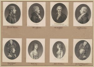 Coleção de Retratos de Saint-Mémin, Grupo 51 de Charles B. J. Févret de Saint Mémin
