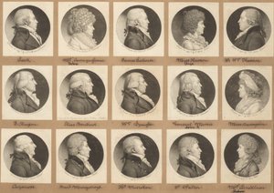 Coleção de Retratos de Saint-Mémin, Grupo 9 de Charles B. J. Févret de Saint Mémin