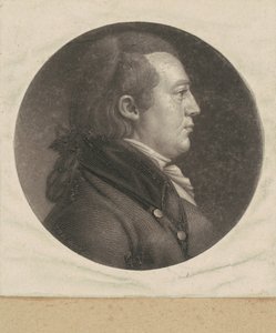 Homem não identificado de Charles B. J. Févret de Saint Mémin