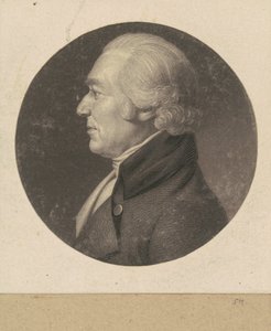 Homem não identificado de Charles B. J. Févret de Saint Mémin