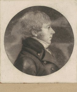 Homem não identificado de Charles B. J. Févret de Saint Mémin