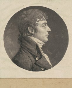 Homem não identificado de Charles B. J. Févret de Saint Mémin