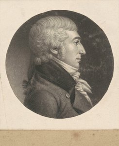 Homem não identificado de Charles B. J. Févret de Saint Mémin