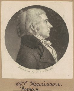 William Henry Harrison de Charles B. J. Févret de Saint Mémin