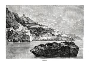 Amalfi, Itália, 1879 de Charles Barbant