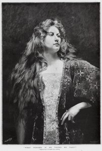 "Que maravilha, se ele me acha justo" (litografia) de Charles Baude