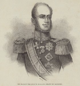 Sua Majestade o Rei da Holanda de Charles Baugniet