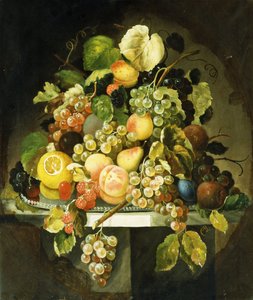 Ainda vida com frutas, de Charles Baum