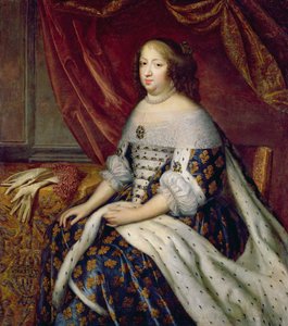 Retrato de Ana da Áustria (1601-66) Rainha da França
