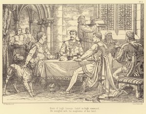 Ilustração para Lara, A Tale by Lord Byron (gravura) de Charles Bell Birch