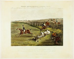 Uma cena rica, de Grand Leicestershire Steeplechase de Charles Bentley