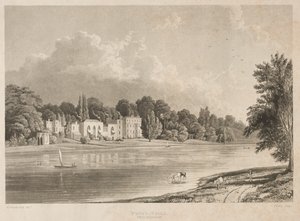 Papas Villa, Twickenham, 1828. de Charles Bentley