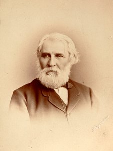 Ivan Turgenev, autor russo, final do século XIX de Charles Bergamasco