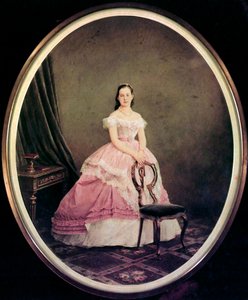 Retrato da Grã-duquesa Maria Alexandrovna da Rússia, 1853-1920, 1860s-1870s