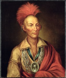 Retrato de Black Hawk (1767-1838) por Homer Henderson c.1870