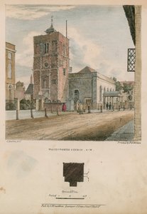 Vista oeste sul da Igreja de Wandsworth de Charles Burton