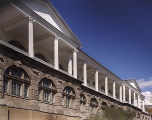 Galeria Cameron no Palácio de Catarina em Tsarskoye Selo. Colunata do último andar, 1783-1785