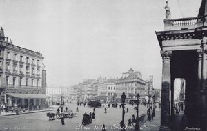 Bordéus: Place de la Comedie (fotografia a preto e branco) de Charles Chambon