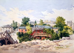 Marboeuf Road abaixo da Avenue de LAlma, Paris, 1867