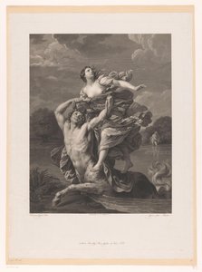 Rapto da Deianeira por Nessos de Charles Clément Bervic